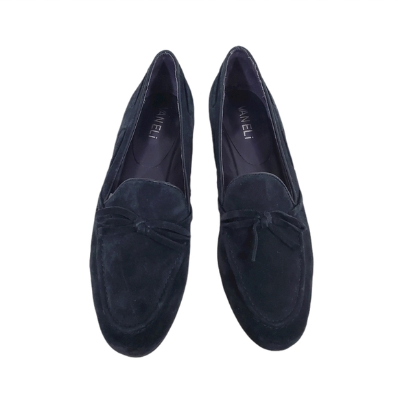 VanELI Navy Blue Suede Moccasin Loafers EUC - Picture 6 of 8